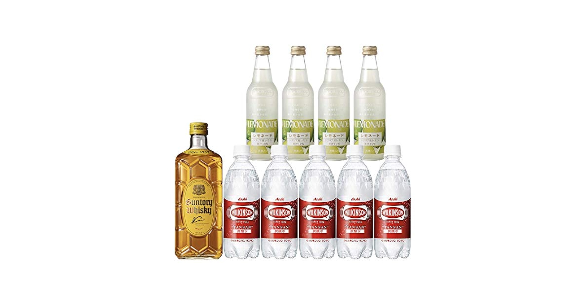 Amazon.co.jp: サントリー角瓶700ml + ウィルキンソン500ml 5本